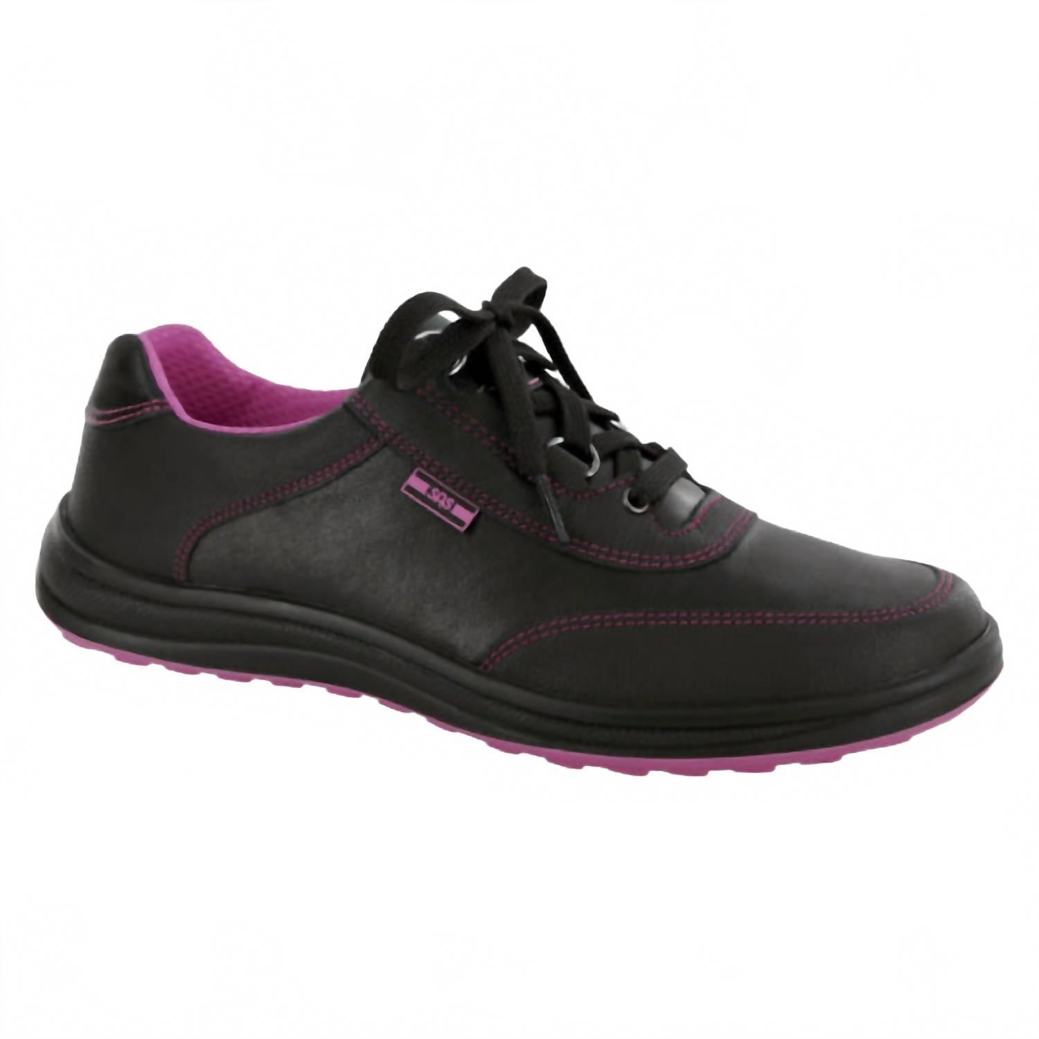 New Sas Women's Sporty Sneaker In Black / Pink